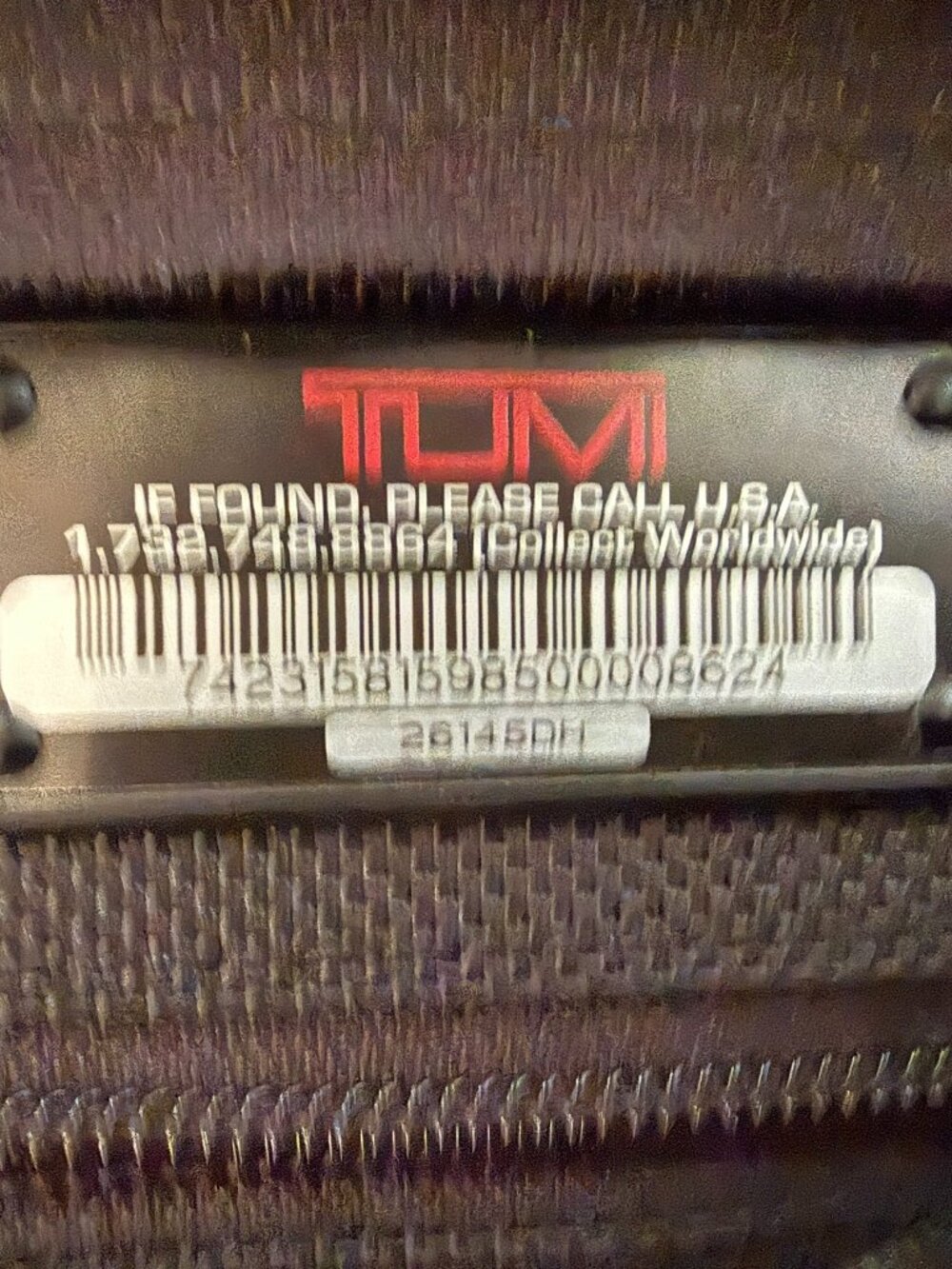 Tumi Alpha Black Ballistic Nylon Briefcase 26145DH - Picture 3 of 5